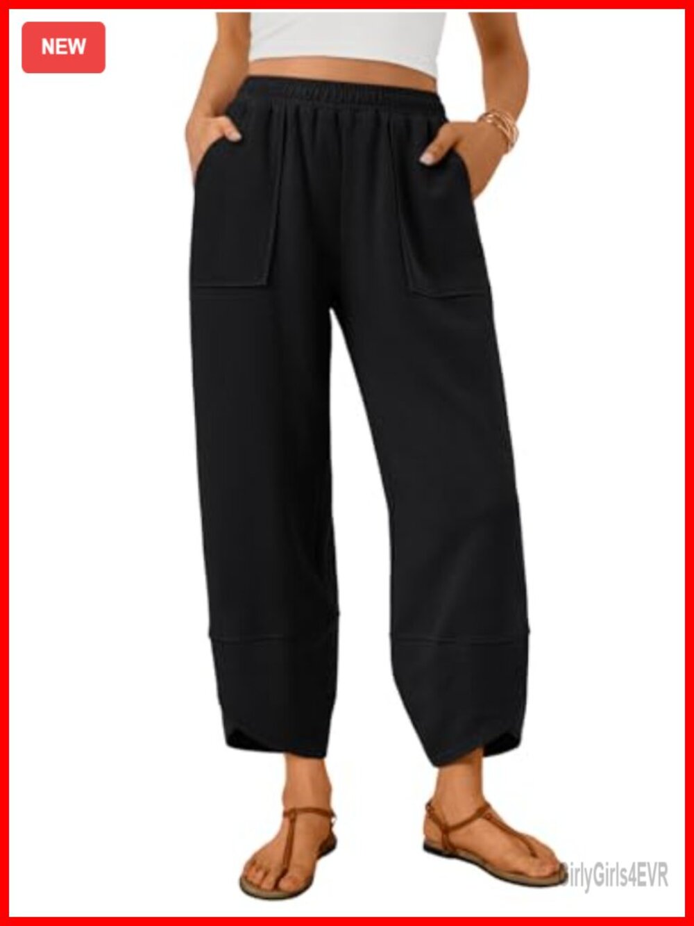 Wide Leg Barrel Sweatpants Lounge Pants